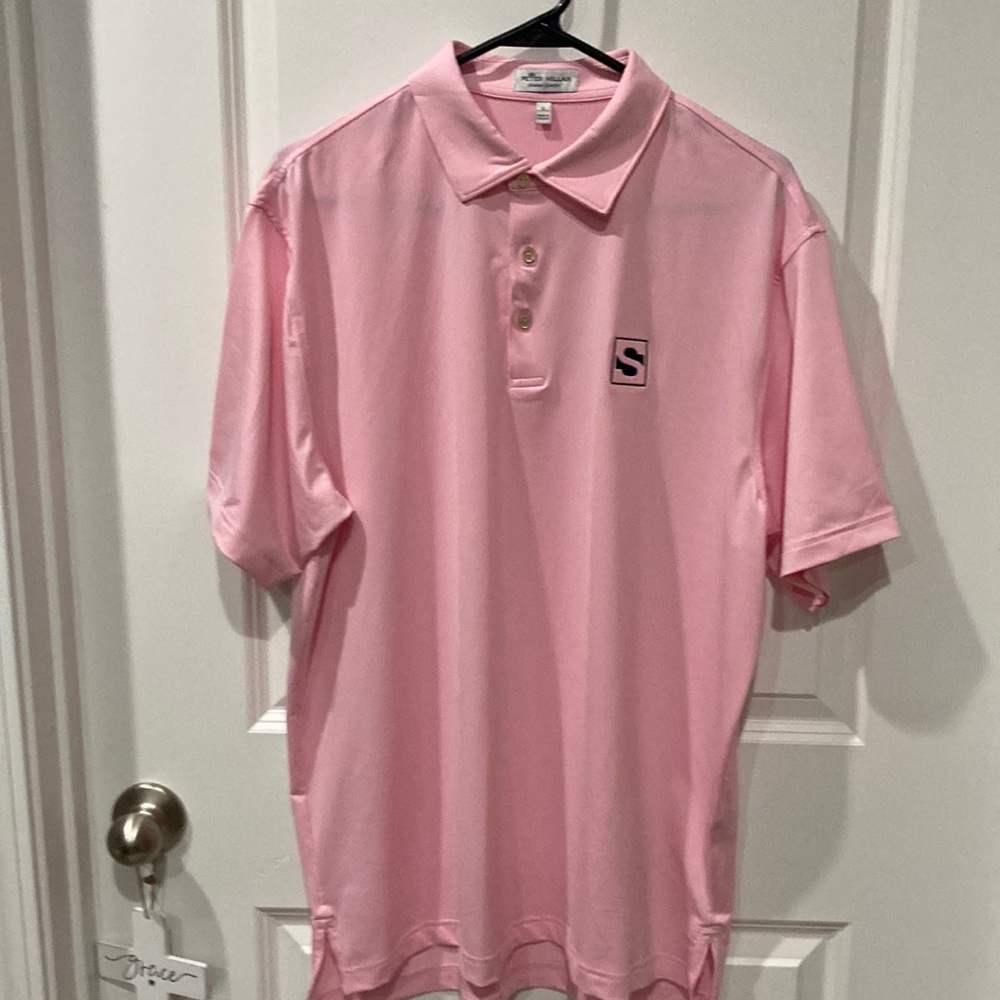 Peter Millar Pink Golf Shirt